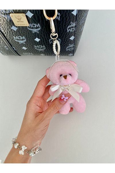 Pinky Lady Coquette Teddy Bag Charm Teddy Bear Bag Accessory