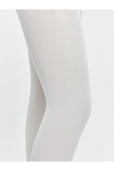LC Waikiki Lcw Kids White Girls' Thin Pantyhose 2-Piece