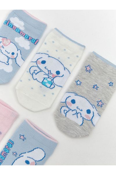 LC Waikiki Ciorapi pentru fete cu modele Hello Kitty sezon nou, pachet de 5 - S5OH55Z4