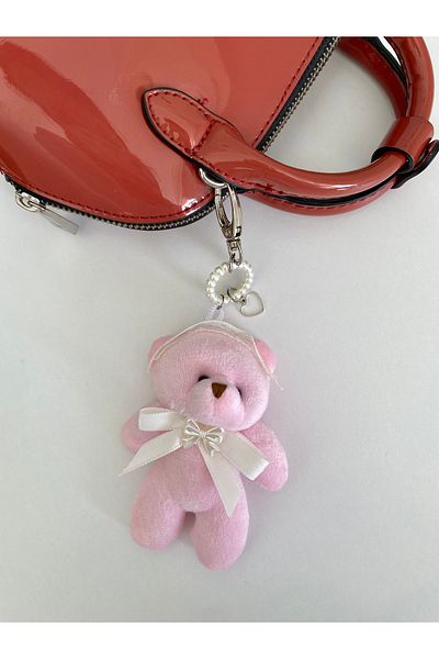 Pinky Lady Coquette Teddy Bag Charm Teddy Bear Bag Accessory