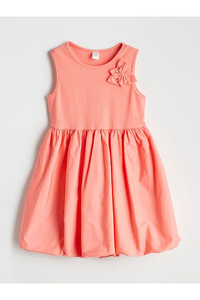 LC Waikiki Lcw Flower Applique Girl's Camisole Dress