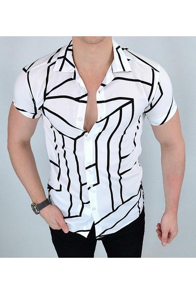 MCZ Broken Line Woven Viscose