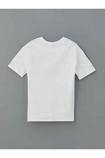 LC Waikiki New Season Crew Neck Basic Boy's T-Shirt - S5Nl74Z4