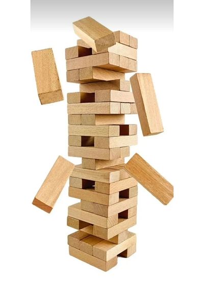 Jenga 54 Piece Wooden Play Set