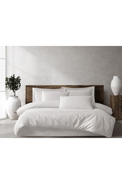 Class Home Collection Set lenjerie dublă Class Home Collection 100% bumbac satinat 210TC 6 bucăți husă pilota 200x220 Modeste