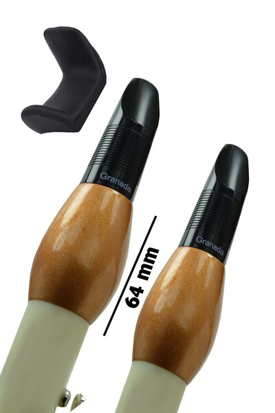 Granada 64 mm ağaç sibemol klarnet baril parmak dayama