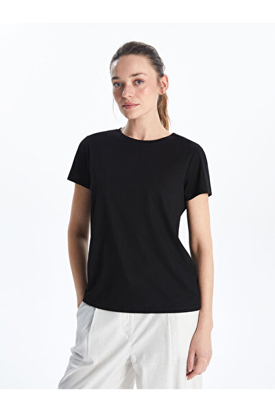 LC Waikiki Rmz Gi̇yi̇m Farkiyla Zero Roba Collar Women's T-Shirt