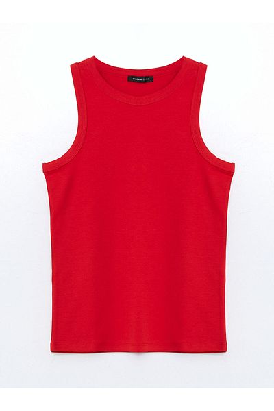 LC Waikiki Lcwaikiki Classic Red Crew Neck Women's Athlete