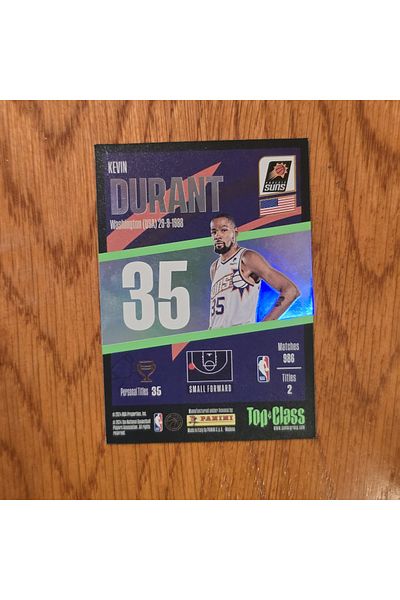 Panini Top Class 198 - Kevin Durant Winner Game Card