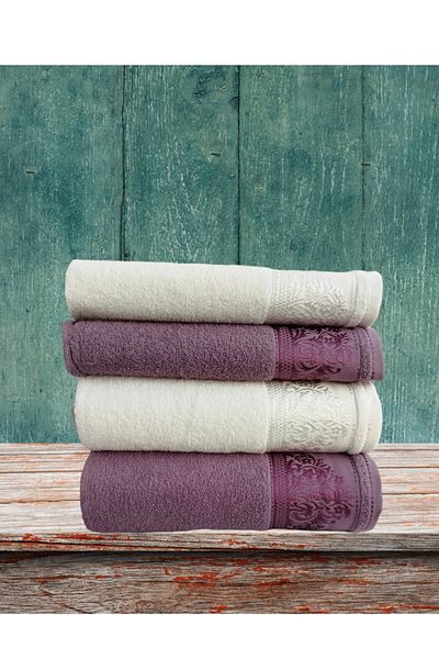 Fiesta Vip Jacquard Hammam Set 4L Is 2 Tax 50X90 and 90X150