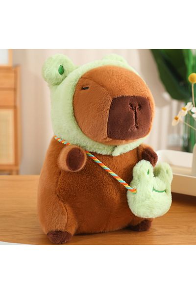 Choice about 50cm frog capybara ml Creative Kawaii Transform Capybara Plush Doll Frog Rabbit Dinosaur Dog A
