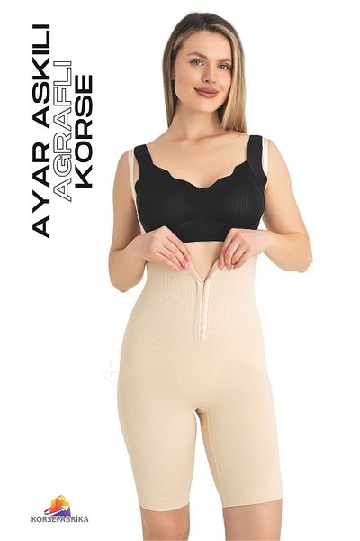 korsefabrika trend mood store Slimming Under Breast Slimming Long Leg Badi Corset