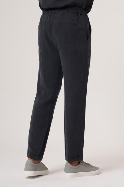 wellwe GRIGIO ANTRASİT CUPRA LYOCELL DOKUMA JOGGER PANTOLON