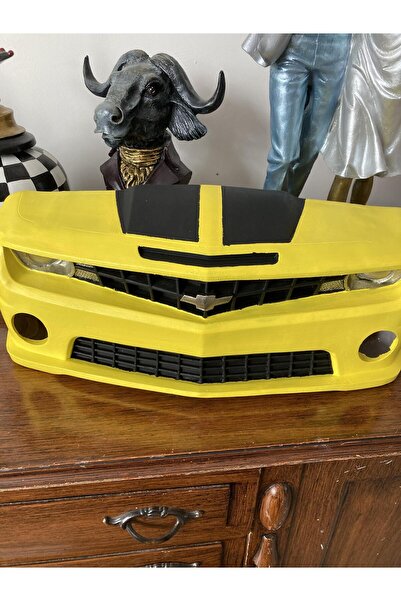 wowocraft Işıklı Camaro Duvar Obje Araba,Sarı