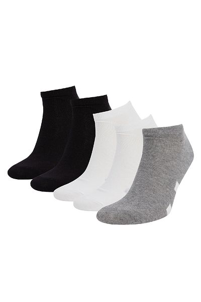 DeFacto Herren 5-teiliges Set mit Booties-Socken aus Baumwolle T7233az21sp