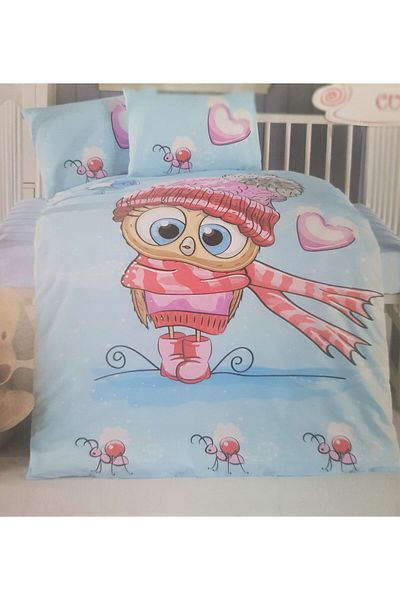 Kotonia Home Lenjerie completa 4 piese patut Kotonia Home Bebe - Toys 2, 100% bumbac