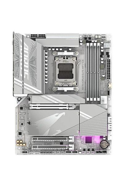 Gigabyte Placa de baza GIGABYTE X870 AORUS ELITE WIFI7 ICE, AMD X870, AM5, ATX, DDR5
