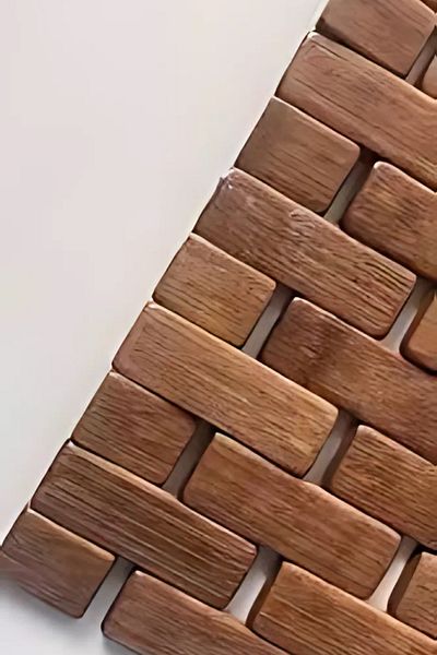 FORSEİ LUCA Bamboo Wooden Table Mat - Pan and Teapot 43X17 Breakfast Mat