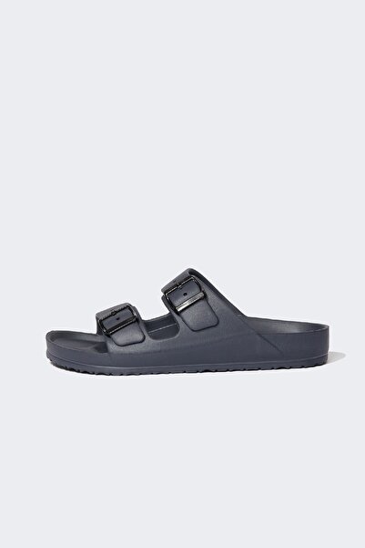 DeFacto Men's Flat Sole Double Banded Eva Slippers