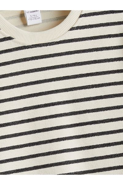 LC Waikiki Crew Neck Striped Boy T-Shirt