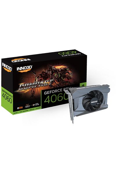 INNO3D Placa video INNO3D GeForce RTX 4060 COMPACT 8GB GDDR6 128-bit