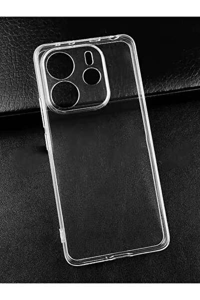 Magic Ring Xiaomi Redmi Note 14 4G Uyumlu Kamera Korumalı Premium Şeffaf Tele...