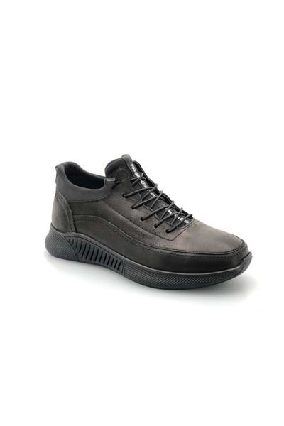 KOCAMANLAR Dropland 8351 %100 genuine leather casual men's shoes black