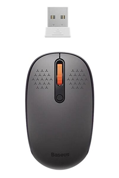 Baseus Mouse Wireless Baseus F01B Tri-Mode, 1600 DPI, Bluetooth / Wi-Fi Gri