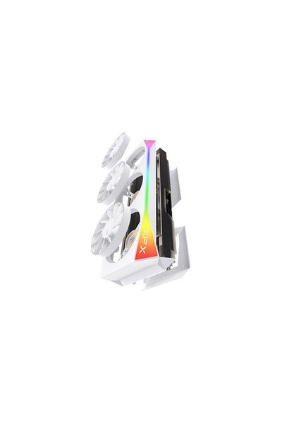 XFX Placa video XFX Mercury AMD Radeon RX 9070XT OC White Magnetic Air Edition RGB, 16GB, GDDR6, 256-bit