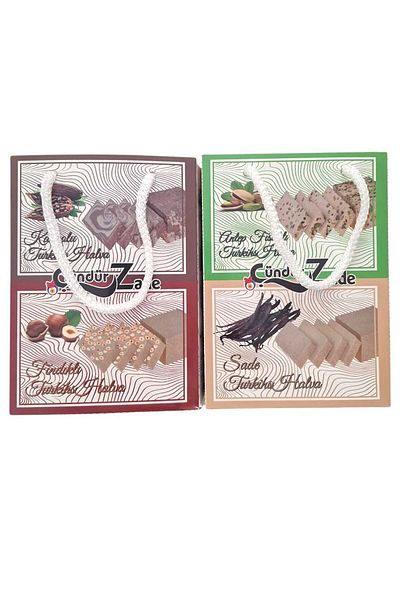 ÇÜNDÜRZADE Halva Set with Bag 400 Gr