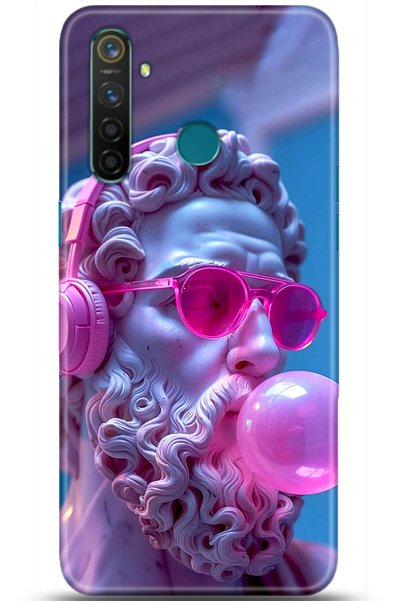 realme 5 Case Hd Printed Case - Custody Series 5435