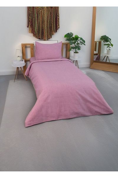 MORRİVAL Single Duvet Cover Set with Zipper + 50X70 Pillow (Mixed)