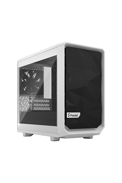 Fractal Design Carcasa Fractal Design Meshify 2 Nano, Mini Tower, fara sursa, mITX, Mini-DTX (Alb)