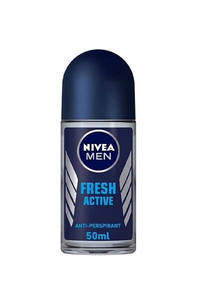 NIVEA مزيل عرق نيفيا رول اون اكتيف فريش للرجال - 50 مل