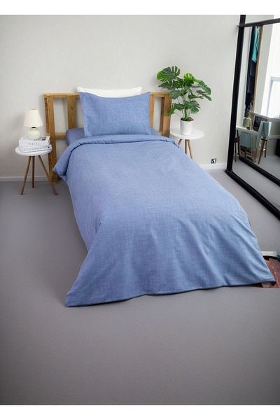 MORRİVAL Set cuvertură de pilota pentru o singură persoană cu fermoar + pernă 50x70 (mixt)