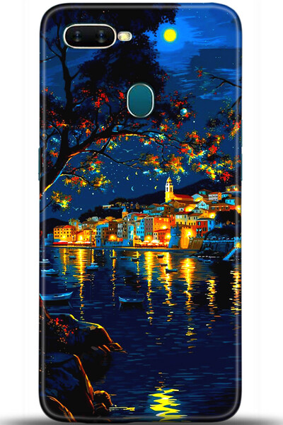 Noprin Oppo AX7 Kılıf HD Baskılı Kılıf - Custody Series 5453