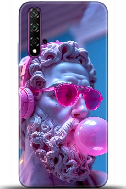 Noprin Huawei Nova 5t Case Hd Printed Case - Custody Series 5435