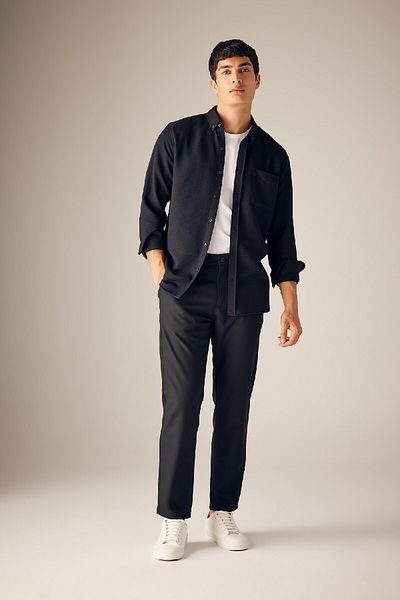 DeFacto Keprové kalhoty Chino - Slim Fit, úzké nohavice, rovná kapsa B2091Ax23Au