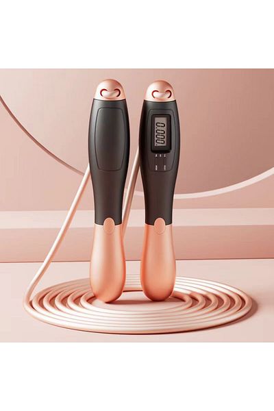Choice Black powder 1 set of steel wire rope counting skipping rope sports equipment adult student exam ski