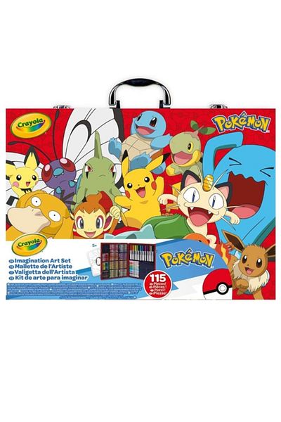 Crayola Crayola Pokemon Complete Drawing and Painting Set, 115 Elements