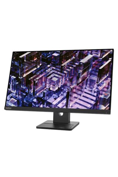 LENOVO Monitor IPS LED Lenovo ThinkVision 23.8" E24q-30, QHD 2560 x 1440, HDMI, DisplayPort, Pivot Negru