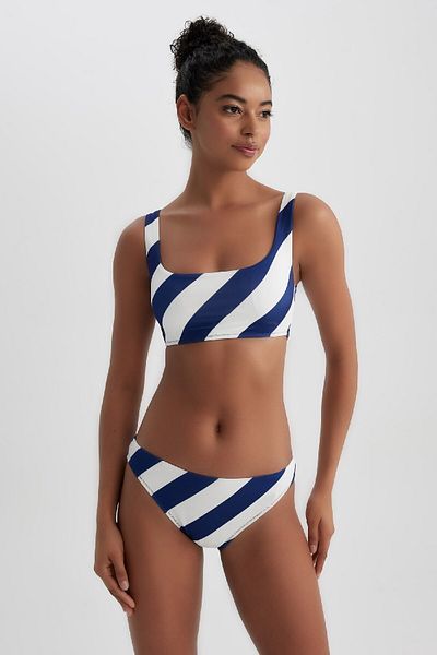 DeFacto Fall In Love normál szabású csíkos bikini alsó A9455ax23hs