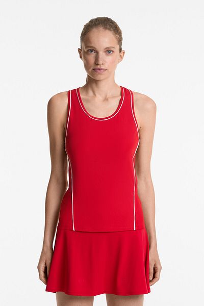 Oysho Sleeveless piping T-shirt
