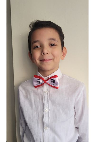 LO ADORO 23 April Children's Bow Tie Ataturk Bow Tie Victory Day Children's Bow Tie