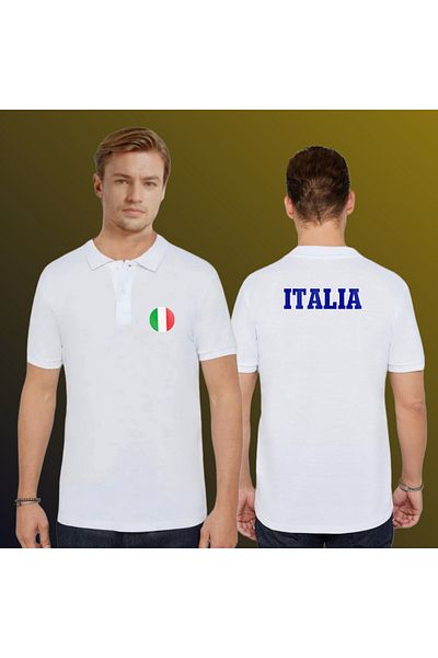 SARI ITALIA ITALY POLO ΓΙΑΚΑΣ 100% ΒΑΜΒΑΚΙ ΜΠΟΥΜΕΛΟ