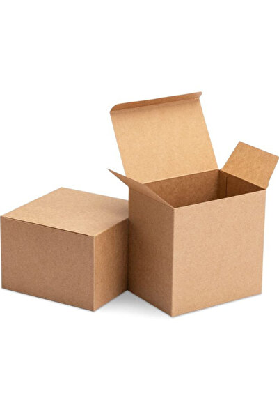 Aspak 9x9x10 Cm E-ticaret Kutusu - Büyük Mum Kutusu -kraft- 50 Adet