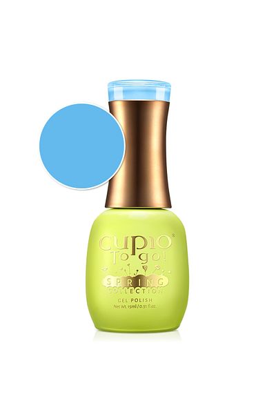 Cupio Oja semipermanenta Cupio To Go! Colecția de primăvară - Blue Bell 15ml