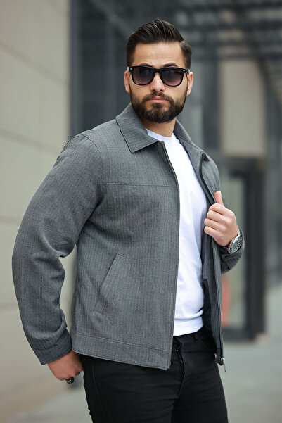 Moderk Mevsimlik Baharlık Yazlık Terletmez Özel Kumaş Iç Cepli Içi Astarlı Er...