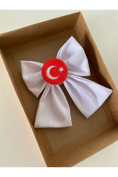 Stil Tasarım Toka Cataramă albă cu steag