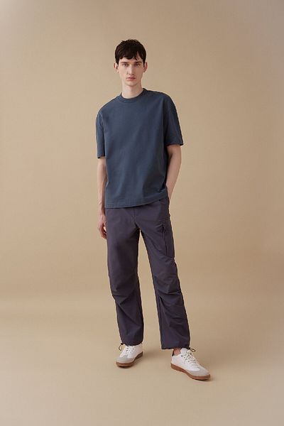 DeFacto Oversize Wide Fit Crew Neck Basic Solid Short Sleeve T-Shirt B4933Ax24Sp